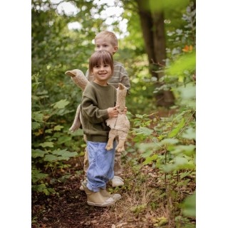 Peluche artesanal de apego Ganso Beige pequeño