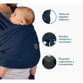 Fular portabebé Koala Cuddle Band 2 Dark Blue