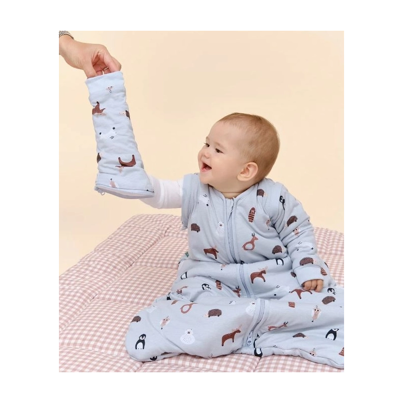 Saco de dormir bebé con mangas invierno Winter Animals
