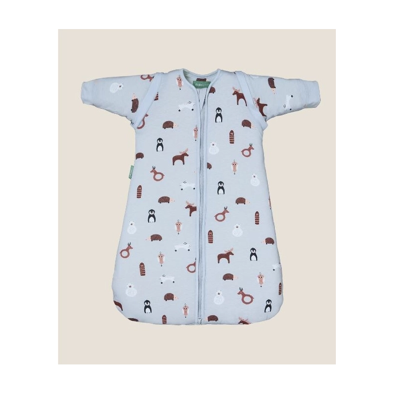 Saco de dormir bebé con mangas invierno Winter Animals