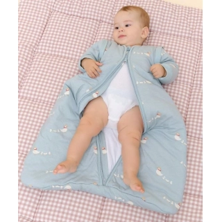 Saco de dormir bebé con mangas invierno Duck Family