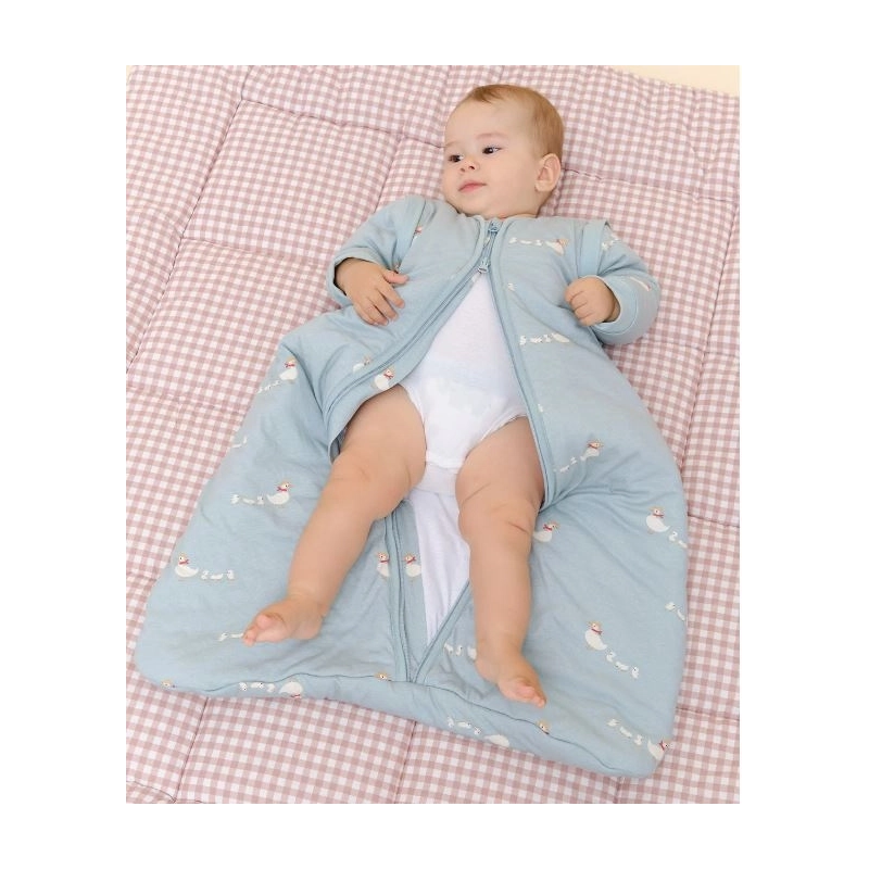 Saco de dormir bebé con mangas invierno Duck Family