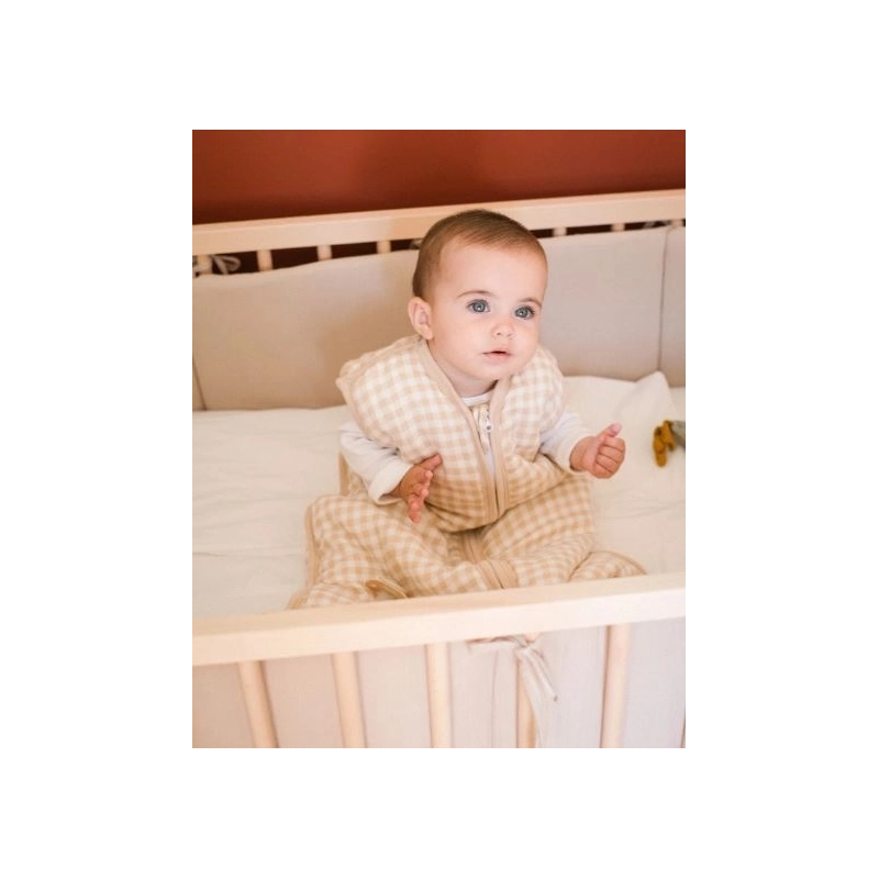 Saco de dormir bebé Entretiempo Vichy Sand Saco de dormir bebé Entretiempo Vichy Sand