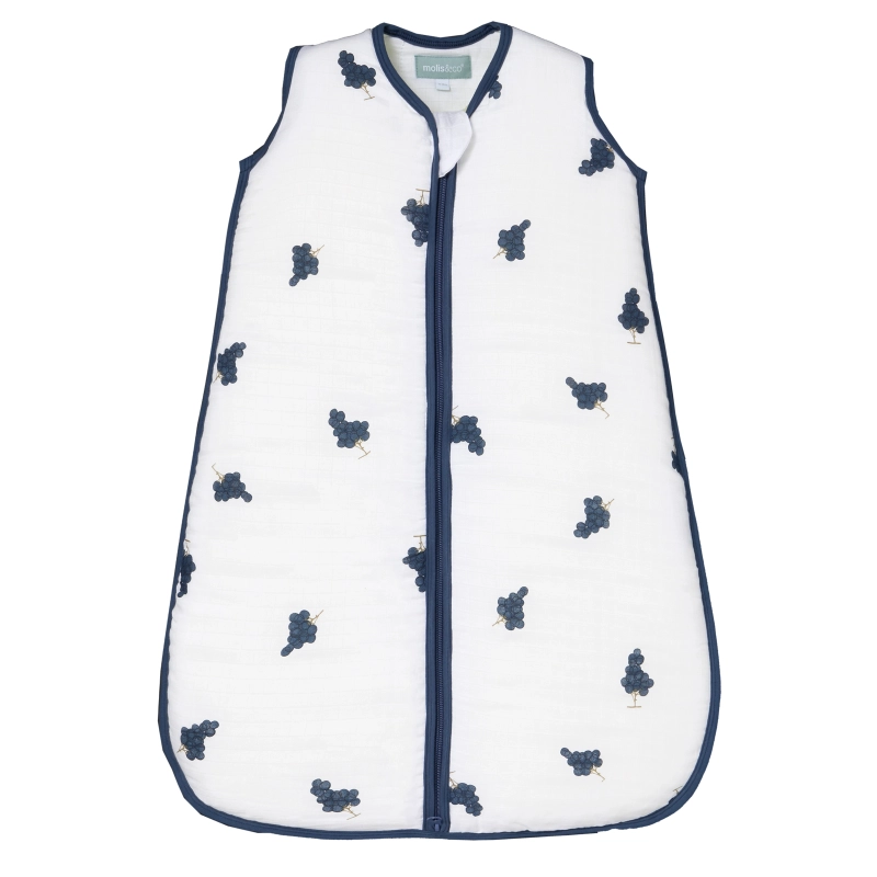 Saco de dormir bebé muselina de invierno Grapes 0-6 meses
