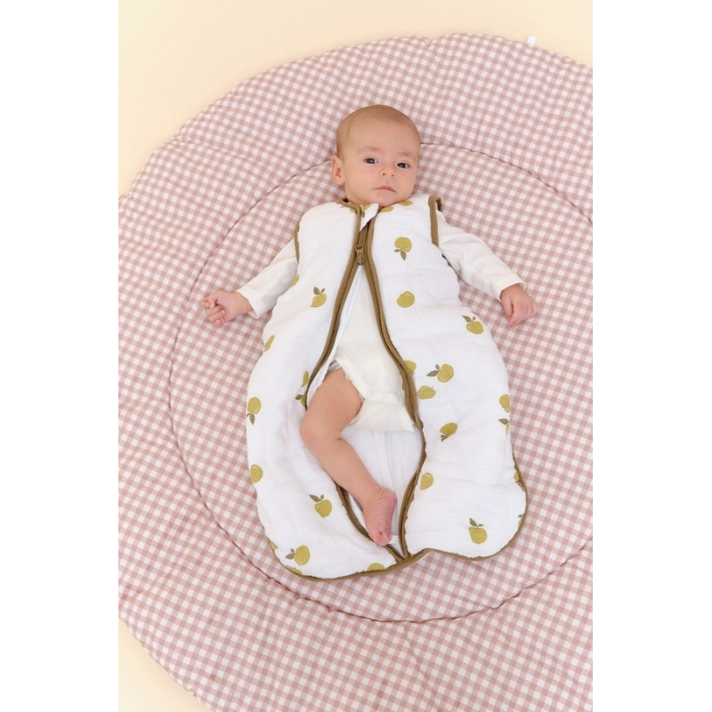Saco de dormir bebé invierno muselina Apples