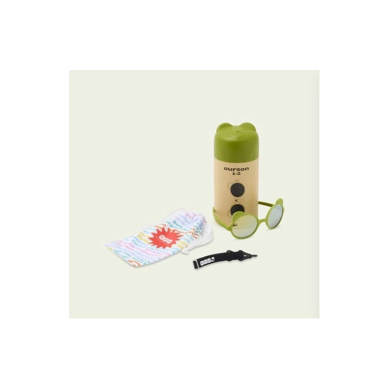 Gafas de sol irrompibles Ki et La Ourson Olive