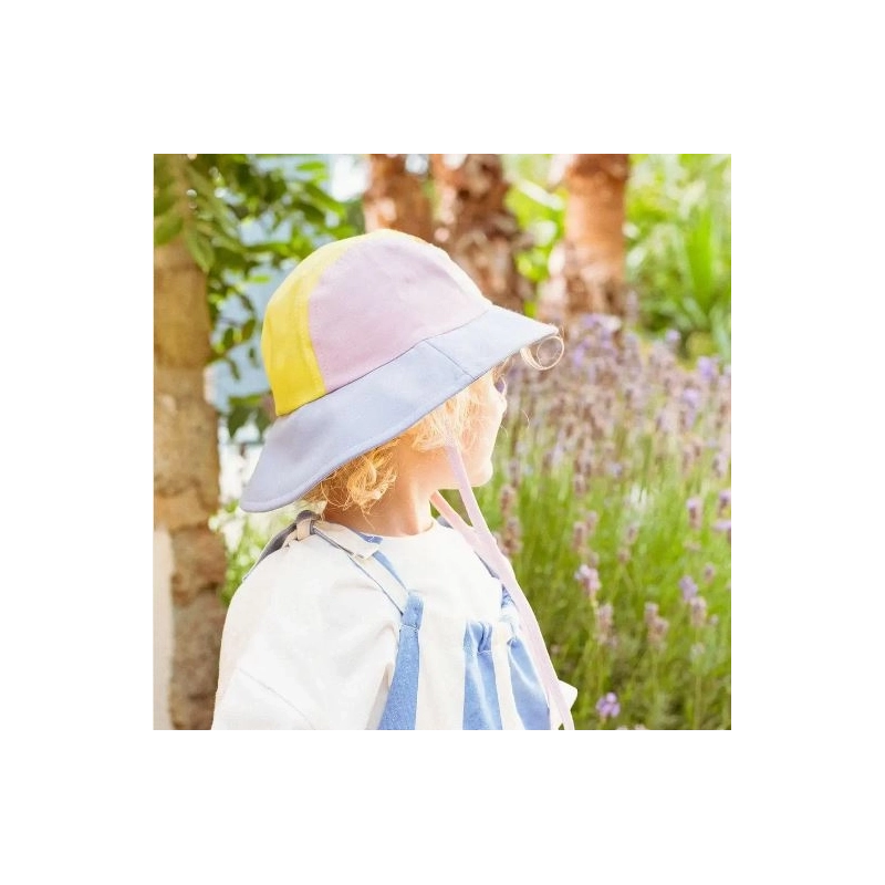 Sombrero Camper Fleur Yellow/Pink