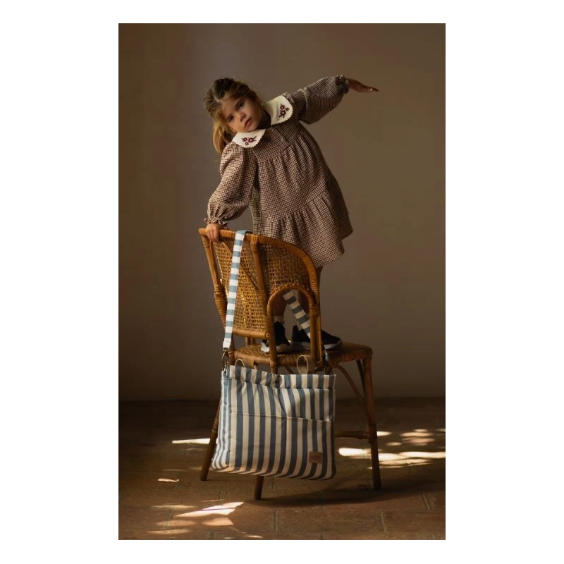 Bolsa Walk Giorgia azul La Giraffa Bianca e Blu