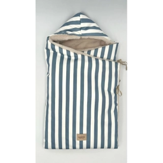 Saco capazo capucha Giorgia Azu pelito piedra 123