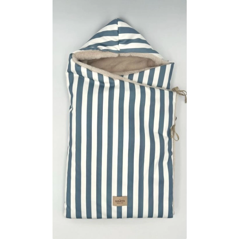 Saco  capazo  capucha Giorgia Azu pelito piedra