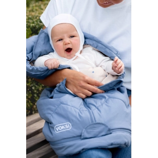 Saco de entretiempo evolutivo Voksi Sky Blue Bell 0-4 años Saco de entretiempo evolutivo Voksi Sky Blue Bell 0-4 años