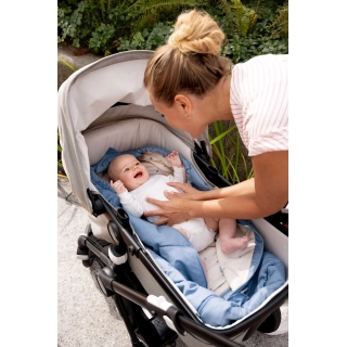 Saco de entretiempo evolutivo Voksi Sky Blue Bell 0-4 años Saco de entretiempo evolutivo Voksi Sky Blue Bell 0-4 años