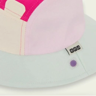 Sombrero Camper Ourson Raspberry Pink Green