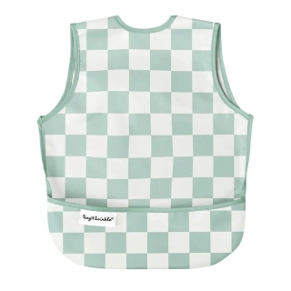 Babero delantal impermeable Check 2-4 años 123