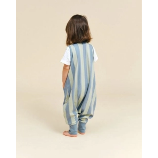 Saco de dormir con piernas de verano Green&Blue Stripes Saco de dormir con piernas de verano Green&Blue Stripes