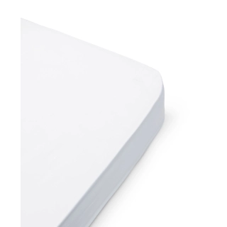 Sábana bajera para cama junior Wood Mini+  Simply White | Pinpi 123