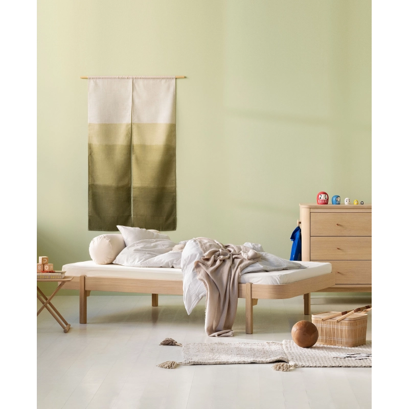 Wood Lounger Bed 120 Oak Wood Lounger Bed 120 Oak