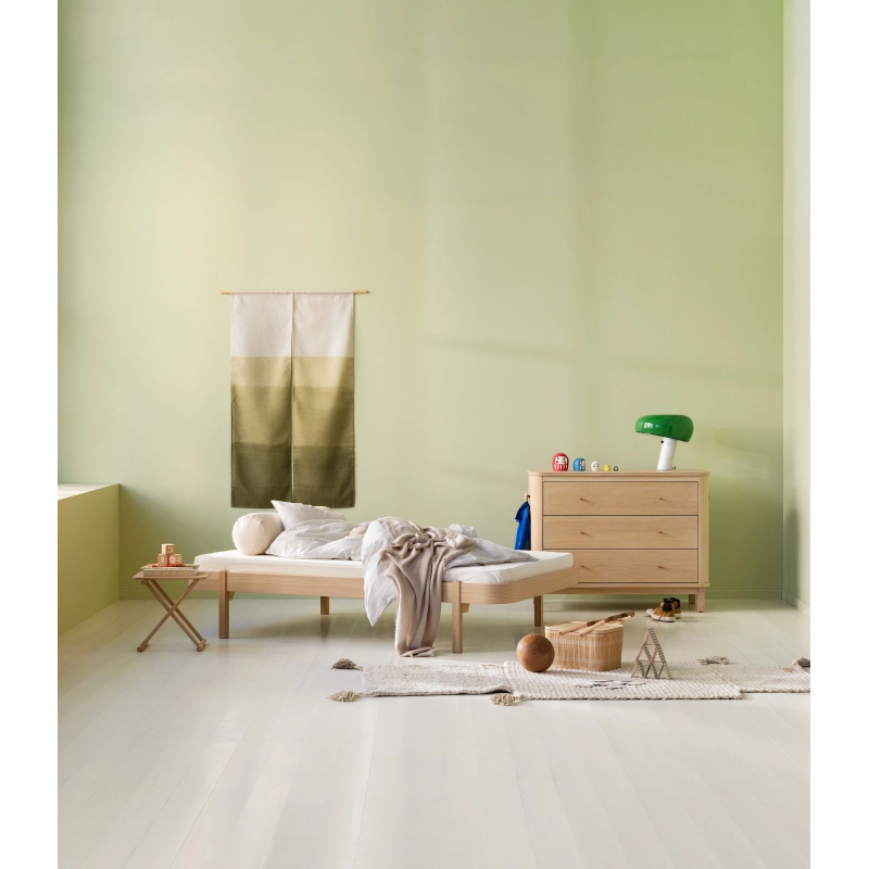 Wood Lounger Bed 120 Oak Wood Lounger Bed 120 Oak