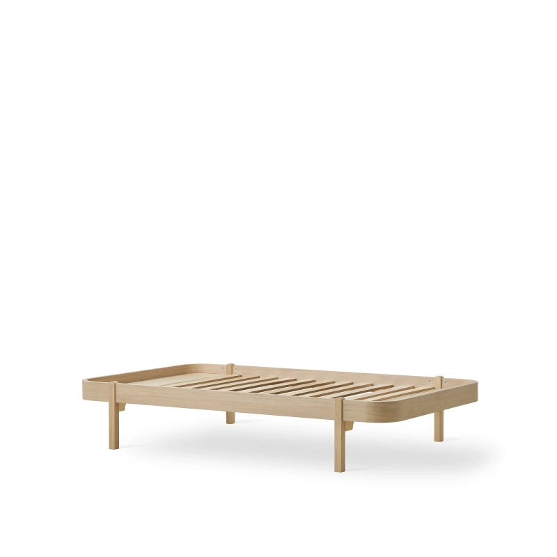 Wood Lounger Bed 120 Oak Wood Lounger Bed 120 Oak