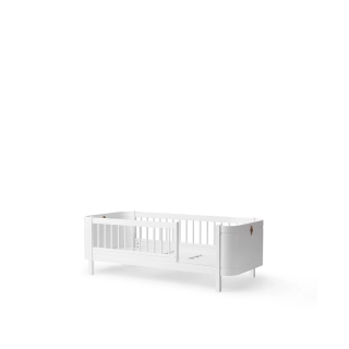 Cama Wood Mini+ Junior 68* 162* Oliver Furniture White | Pinpi 123