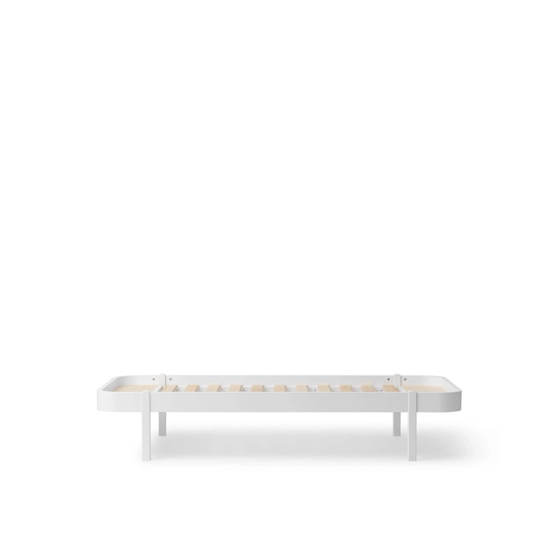 Wood Lounger Bed 120 White