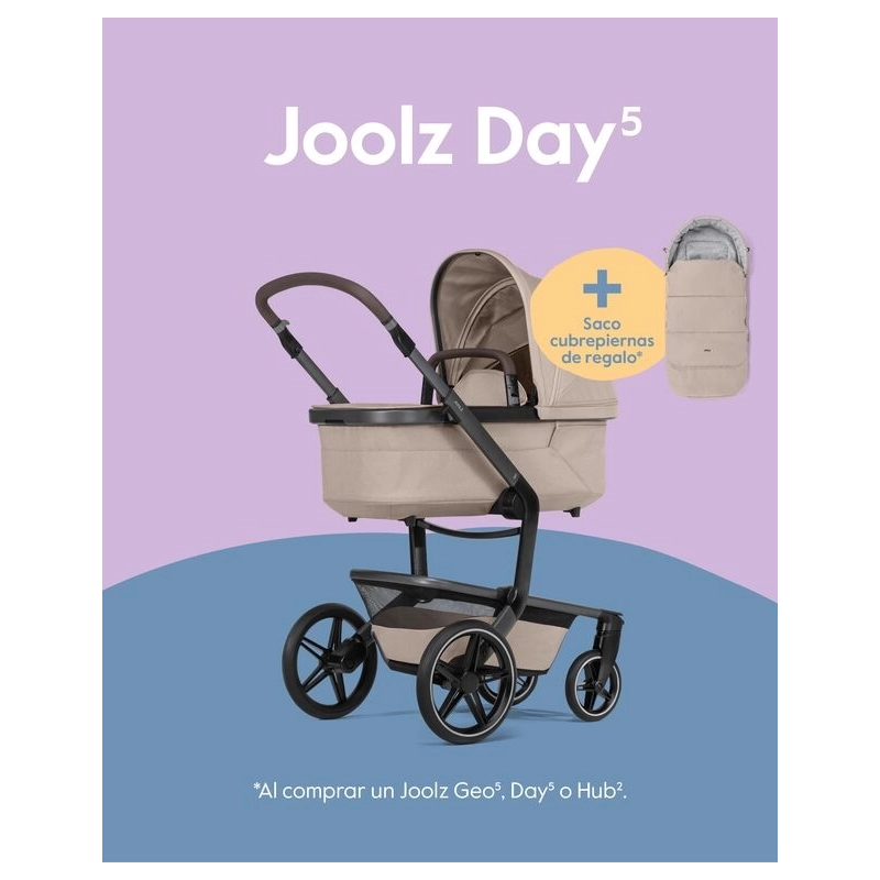 Carrito de bebé Joolz Day5 Sandy Taupe | Pinpi Carrito de bebé Joolz Day5 Sandy Taupe | Pinpi