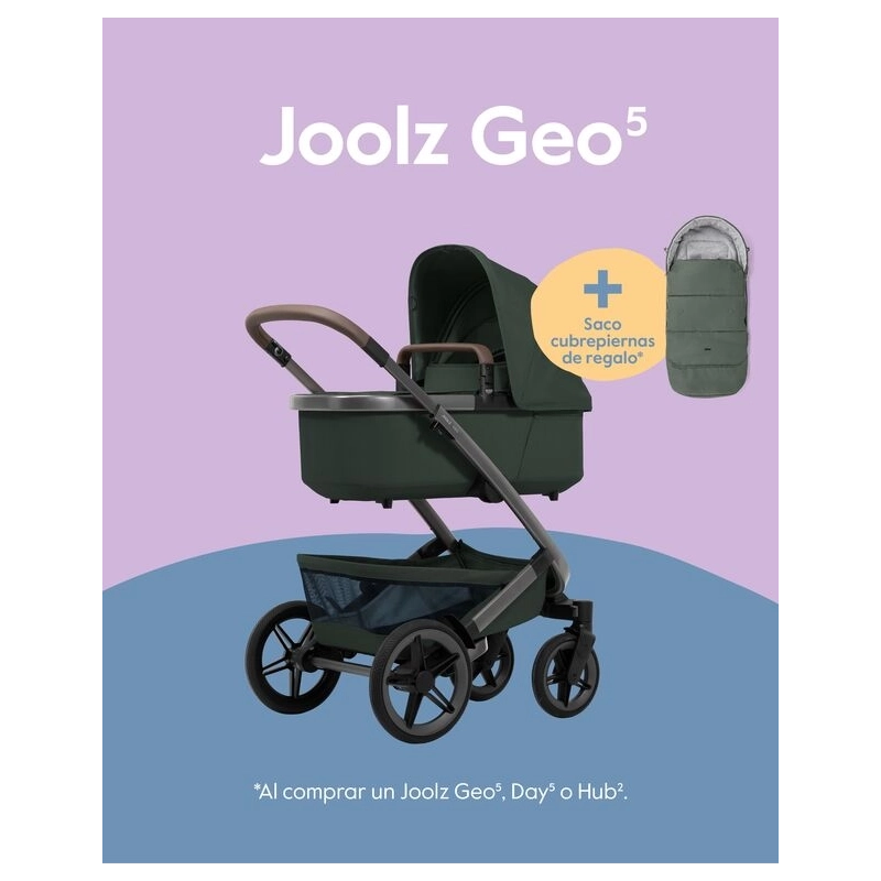 Carrito de bebé Joolz GEO5 Mono Forest Green | Pinpi Carrito de bebé Joolz GEO5 Mono Forest Green | Pinpi