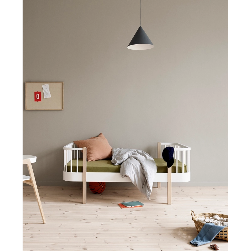 Wood Original Junior Day Bed 90* 160 White/Oak