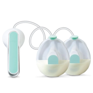 Elvie Wave Doble- Sacaleches manual portátil 123