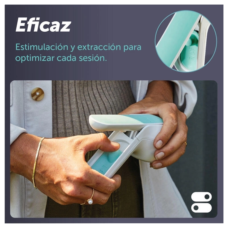 Elvie Wave Doble- Sacaleches manual portátil Elvie Wave Doble- Sacaleches manual portátil