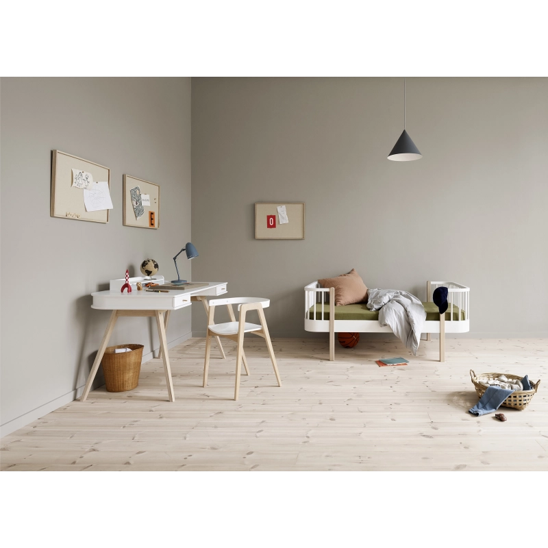 Cama Wood Original Junior Day Bed White/Oak Cama Wood Original Junior Day Bed White/Oak