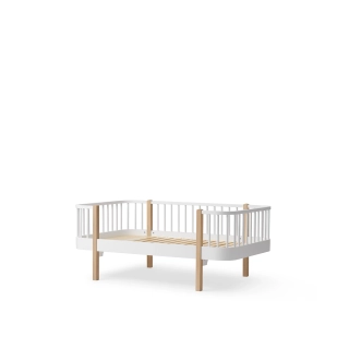 Cama Wood Junior Day 90* 160* Oliver Furniture White/Oak | Pinpi Cama Wood Junior Day 90* 160* Oliver Furniture White/Oak | Pinpi