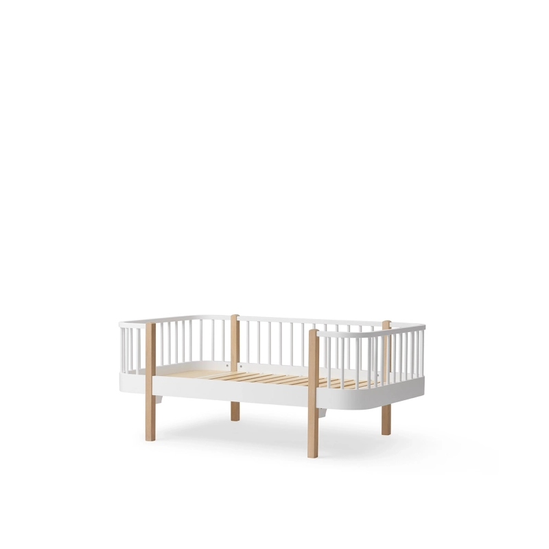 Cama Wood Junior Day 90* 160* Oliver Furniture White/Oak | Pinpi Cama Wood Junior Day 90* 160* Oliver Furniture White/Oak | Pinpi