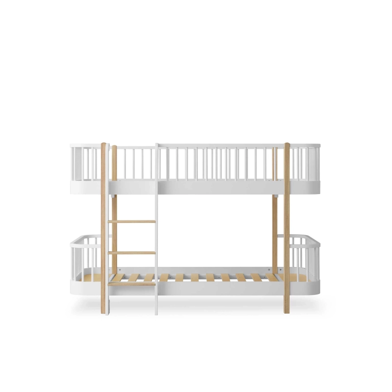 Litera a media altura Wood Original 90 * 200 White/Oak | Pinpi Litera a media altura Wood Original 90 * 200 White/Oak | Pinpi