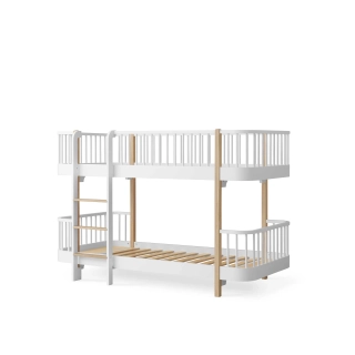 Litera a media altura Wood Original 90 * 200 White/Oak | Pinpi Litera a media altura Wood Original 90 * 200 White/Oak | Pinpi