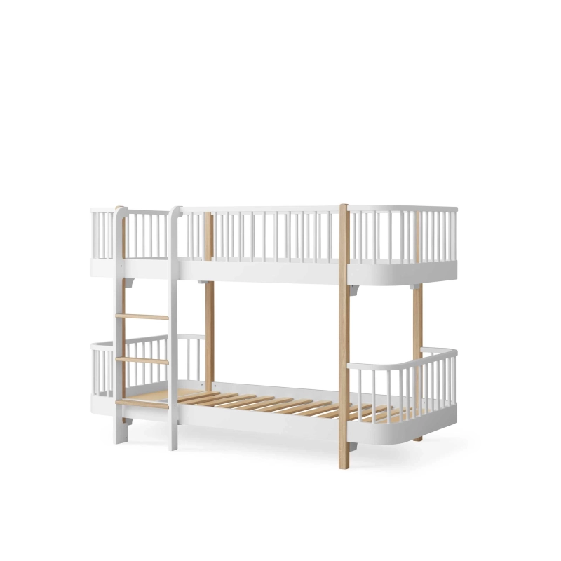 Litera a media altura Wood Original 90 * 200 White/Oak | Pinpi Litera a media altura Wood Original 90 * 200 White/Oak | Pinpi
