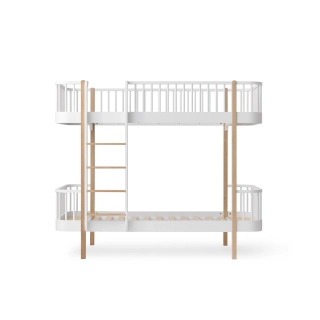 Litera Wood 90* 200* Oliver Furniture White/Oak | Pinpi 123