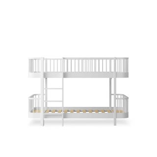 Litera a media altura Wood Original 90 * 200 White Oliver Furniture 123