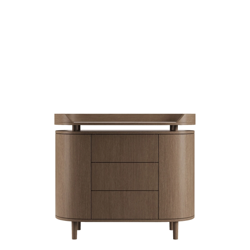 Cómoda cambiador KAI Smoked Oak
