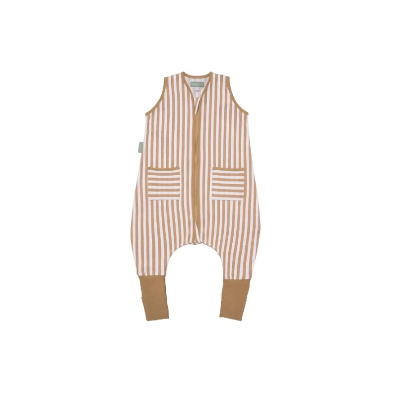 Saco de dormir de verano con piernas y calcetines Sand Stripes Saco de dormir de verano con piernas y calcetines Sand Stripes