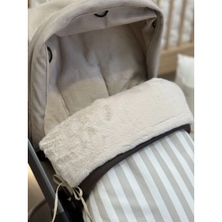 Saco para silla Giorgia Piedra interior pelo