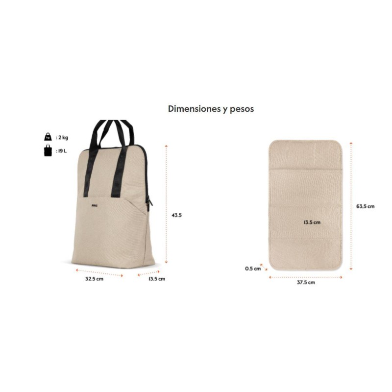 Mochila cambiador Joolz Space Black