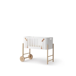 Minicuna de colecho Wood White/Oak 123