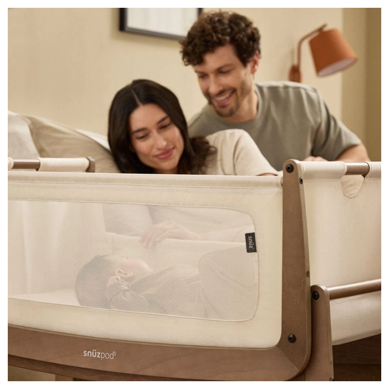 Minicuna de colecho SnuzPod5 Walnut