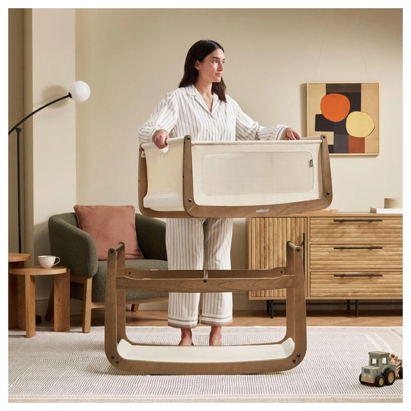 Minicuna de colecho SnuzPod5 Walnut