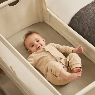 Pack 2 sábanas bajeras SnuzPod5 Sage Cross / Cashmere