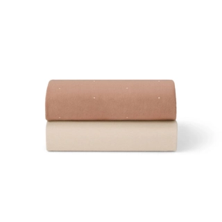 Pack 2 sábanas bajeras SnuzPod5 Blush Dot/Cashmere 123