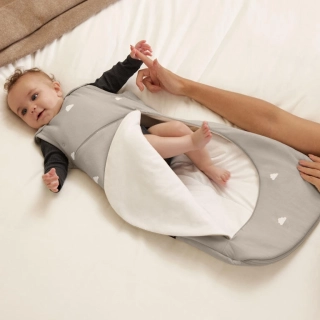 SnuzPouch Saco de dormir 0-6 meses TOG 2.5 Grey Cloud