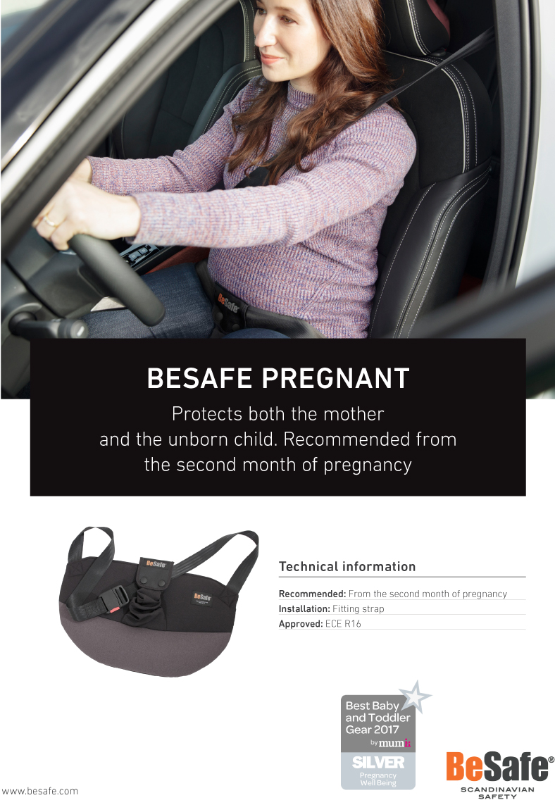 Por qué utilizar el cinturón de seguridad para embarazadas BeSafe Pregnant  - Puericultura y seguridad para bebés